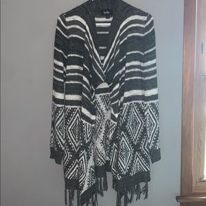Knit Cardigan With Tassles